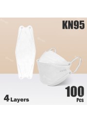 Korean Face Mask KN95 Mascarillas FPP2 Adutos Security Protection KN 95 Mascherine FFP2 Masque Colors Morandi FFPP2 Certification