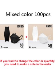 Korean Face Mask KN95 Mascarillas FPP2 Adutos Security Protection KN 95 Mascherine FFP2 Masque Colors Morandi FFPP2 Certification