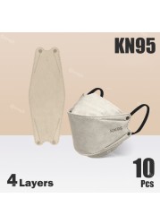 Korean Face Mask KN95 Mascarillas FPP2 Adutos Security Protection KN 95 Mascherine FFP2 Masque Colors Morandi FFPP2 Certification