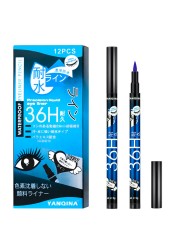 4 color waterproof and anti halo 36H color eyeliner