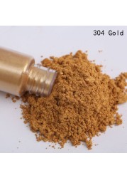 Bottle Pack 10g Pigment Powder Nail Art Craft Classic Golden Glitter Powder Flash Dust Decoration Paint Packaging