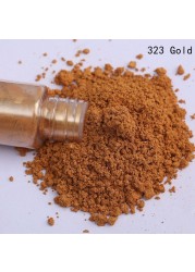 Bottle Pack 10g Pigment Powder Nail Art Craft Classic Golden Glitter Powder Flash Dust Decoration Paint Packaging