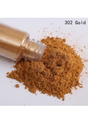 Bottle Pack 10g Pigment Powder Nail Art Craft Classic Golden Glitter Powder Flash Dust Decoration Paint Packaging