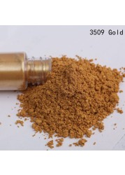 Bottle Pack 10g Pigment Powder Nail Art Craft Classic Golden Glitter Powder Flash Dust Decoration Paint Packaging