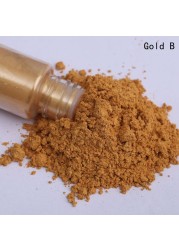 Bottle Pack 10g Pigment Powder Nail Art Craft Classic Golden Glitter Powder Flash Dust Decoration Paint Packaging