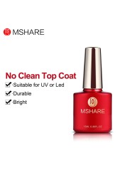 MSHARE - milky white gel nail polish, rubber base, nude, pink, brown, soak, builder gel, varnish, 10ml