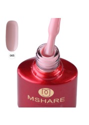 MSHARE - milky white gel nail polish, rubber base, nude, pink, brown, soak, builder gel, varnish, 10ml