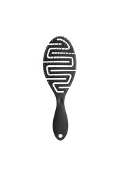 Wet Pro Flex Dry Brush, Curved Comb, Massage Form Thin Comb, Ribs Curling Comb, Can be used on wet hair for easy detangling