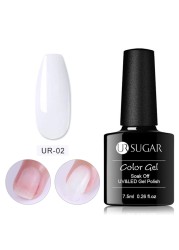 UR Sugar Milky White Gel Gel Polish 7.5ml Soak Off UV Gel Nail Polish Varnish Semi Permanent Nail Art UV LED Varnish