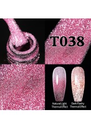 ur sugar 7.5ml neon yellow reflective glitter gel nail polish shine twilight nail gel nail art varnish semi permanent varnish