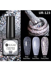 UR SUGAR 7.5ml Disco Reflective Cat Magnetic Gel Nail Polish Auroras Iridescent Glitter Sequins Soak Off Nails Art UV Varnish