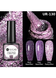 UR SUGAR 7.5ml Disco Reflective Cat Magnetic Gel Nail Polish Auroras Iridescent Glitter Sequins Soak Off Nails Art UV Varnish