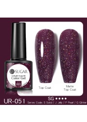 UR SUGAR 7.5ml Disco Reflective Cat Magnetic Gel Nail Polish Auroras Iridescent Glitter Sequins Soak Off Nails Art UV Varnish