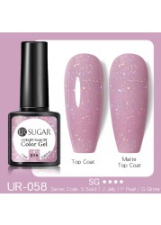 UR SUGAR 7.5ml Disco Reflective Cat Magnetic Gel Nail Polish Auroras Iridescent Glitter Sequins Soak Off Nails Art UV Varnish