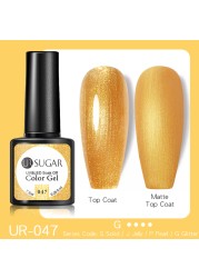 UR SUGAR 7.5ml Disco Reflective Cat Magnetic Gel Nail Polish Auroras Iridescent Glitter Sequins Soak Off Nails Art UV Varnish