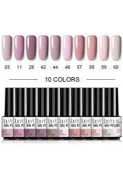 LILYCUTE 20/10/8pcs Set UV Gel Nail Polish Set 7ml Multicolor Semi-Permanent Long Lasting Led Gel Varnish Soak Off Nail Gel