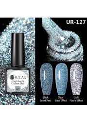 UR SUGAR 7.5ml Glitter Reflective Gel Nail Polish Manicure Nail Art Semi Permanent UV LED Nail Polish Lamp