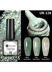 UR SUGAR 7.5ml Glitter Reflective Gel Nail Polish Manicure Nail Art Semi Permanent UV LED Nail Polish Lamp