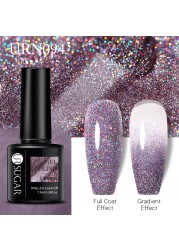 UR SUGAR Glitter Nail Gel Polish Color Glitter Sequins Shiny Gel Base Long Lasting Nail Art Varnish