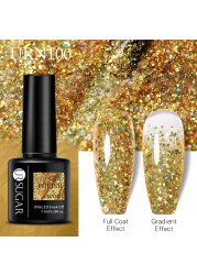 UR SUGAR Glitter Nail Gel Polish Color Glitter Sequins Shiny Gel Base Long Lasting Nail Art Varnish