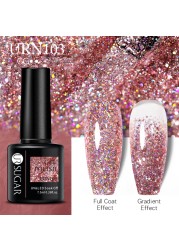 UR SUGAR Glitter Nail Gel Polish Color Glitter Sequins Shiny Gel Base Long Lasting Nail Art Varnish