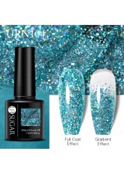 UR SUGAR Glitter Nail Gel Polish Color Glitter Sequins Shiny Gel Base Long Lasting Nail Art Varnish