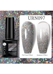 UR SUGAR Neon Reflective Glitter Gel Nail Polish Fluorescence Orange Blue Green Semi Permanent Soak Off UV LED Nail Gel Art