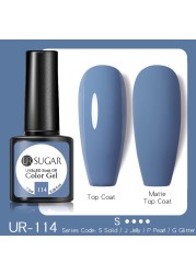 UR SUGAR 7.5 مللي الأزرق الأرجواني الظلام طلاء أظافر جيل ملون طويل الأمد الهجين ل قاعدة MatteTop معطف نقع قبالة UV LED مسمار الفن هلام