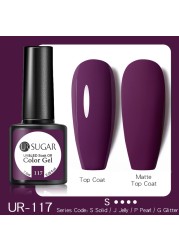 UR SUGAR 7.5 مللي الأزرق الأرجواني الظلام طلاء أظافر جيل ملون طويل الأمد الهجين ل قاعدة MatteTop معطف نقع قبالة UV LED مسمار الفن هلام