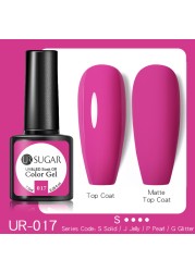 UR SUGAR 7.5 مللي الأزرق الأرجواني الظلام طلاء أظافر جيل ملون طويل الأمد الهجين ل قاعدة MatteTop معطف نقع قبالة UV LED مسمار الفن هلام