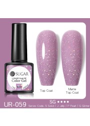 UR SUGAR 7.5 مللي الأزرق الأرجواني الظلام طلاء أظافر جيل ملون طويل الأمد الهجين ل قاعدة MatteTop معطف نقع قبالة UV LED مسمار الفن هلام