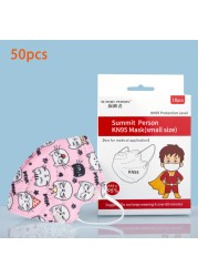 3-11 Kids Mouth Mask Fpp2 Kn95 Mouth Mask Covering Kids Mascarias 5 Layers Security Protection Reusable Respirator Mask ffp2fan