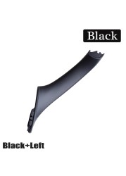 1pc For BMW 5 Series F10 F11 Beige Black Car Left Right Inside Interior Handle Panel Inner Door Pull Trim Cover