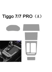 TPU Car Gear Panel GPS Navigation Screen Protective Film Sticker For Chery Tiggo 8 2018 2019 2020 Anti-scratch Lsrtw 2017