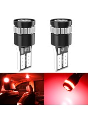 Canbus W5W T10 LED Car Light, Interior Light, Dome Light, White Light, Red, Orange, Blue, 4pcs, 12V