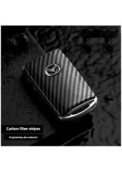 Mazda 3 CX30 CX5 CX82019 2020 2021 car applique-alloy key protection key cover shell keychain ring protective car accessories