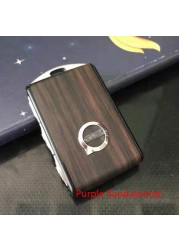 Classic Fashion Wood Grain Car Key Case For Volvo Car Key Cover For Volvo S60 S90 XC40 XC60 XC90 V60 V90 Polestar 1 Polestar 2