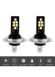 2pcs H7 LED Headlight Bulb H7 Led Fog Lamp High Power LED Car Headlight Bulbs Car Headlight Bulbs Auto Accessories