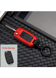 ABS Carbon Fiber Car Remote Key Case For VW Golf Bora Jetta Polo Golf Passat For Skoda Octavia A5 Fabia For Seat Ibiza L