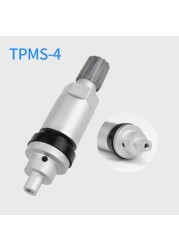 4pcs TPMS Tire Pressure Sensor Valve Metal Rubber Valves All Cars for Mercedes Audi Land Rover Volkswagen Patrol Buick Ford