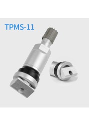 4pcs TPMS Tire Pressure Sensor Valve Metal Rubber Valves All Cars for Mercedes Audi Land Rover Volkswagen Patrol Buick Ford