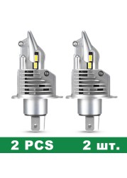 /HL LED H4 سيارة مصباح أضاءه أمامي 6500K 16000LM مصباح ليد شعاع عالية + شعاع منخفض H4 LED لمبة استبدال مصباح للدراجات النارية 12 فولت