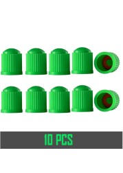 10/25/50/100pcs Black Tire Valve Caps, With Rubber O-Ring, Universal Stem Caps For Cars Bike, Bike, Truck, Motorcycle