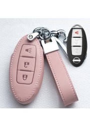 Car Key Ring Protector For Nissan Qashqai J10 J11 X-Trail t31 t32 Kicks Tiida Pathfinder Murano Note Juke 370Z Cube Micra