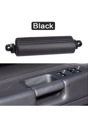 LHD RHD Quality Interior Driver Door Pull Handle Leather Replacement For VW Volkswagen Touareg 2003-2010