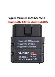 Vgate VLinker MC+ELM327 V2.2 WIFI forecast ELM 327 for Car OBD2 Bluetooth 4.0 Car Diagnostic Scanner Tool for Android/IOS