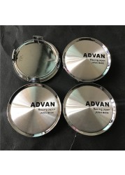 4pcs 74mm ADVAN Racing Car Wheel Center Hub Emblem Badge Cover Covers Car Styling Accessories