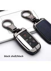 الزنك سبائك مفتاح حالة شل جديد CarKey غطاء مجموعة ل اند روفر رينج روفر سبورت إيفوك Freelander2 ل جاكوار XF XJ XJL XE C-X16