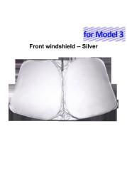 Sunshade For Tesla Model 3 2022 Car Accessories Side Window Sun Shade Privacy Louver Blinds Shade Net Rear Windshield