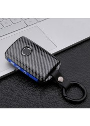 Carbon Fiber Silicone Car Key Cover Case For Mazda 3 Alexa CX4 CX5 CX8 2019 2020 Auto Remote Smart Protective Shell Accessories